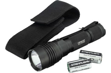 Image of Streamlight OPMOD ProTac HL LED Flashlight w/Holster, CR123A, 1000 Lumens, Black, 88065OPMOD
