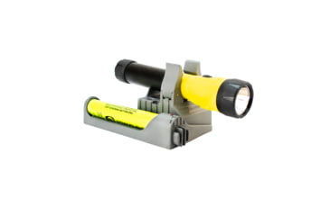 Image of Streamlight PolyStinger LED Flashlight, 120V AC/DC Steady PiggyBack Charger - Yellow