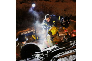 Image of Streamlight Rechargeable LED Portable Scene Light EXT, 120V AC/12V DC, Yellow, 45680