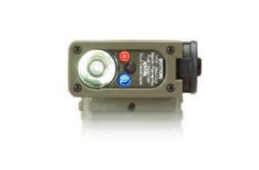 Image of Streamlight Sidewinder Tactical Flashlight, Military Model, Coyote Tan, Helmet Mount - C4 White, Red, Blue, IR LEDs