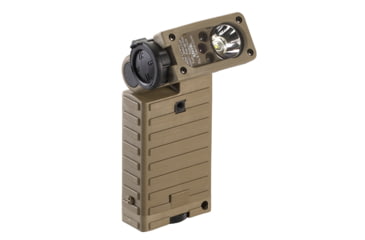 Image of Streamlight Sidewinder Tactical Flashlight, Military Model, Coyote Tan - C4 White, Red, Blue, IR LEDs