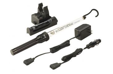 Image of Streamlight Stinger Lite Pipe Flashlight / Work Light, 120V AC/DC - 1 PiggyBack Holder, NiCd, 75654