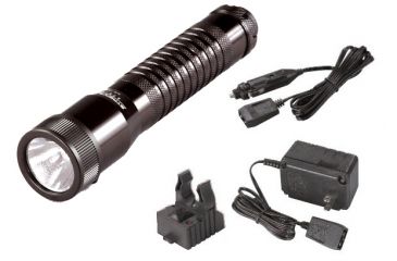 Image of Streamlight Strion Flashlight, Black, with 120V AC-12V DC Charger and 1 Holder