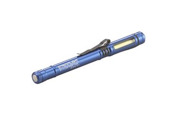 Image of Streamlight Stylus Pro COB USB Rechargeable Penlight with 19in USB Cord, Clam, Blue 66706