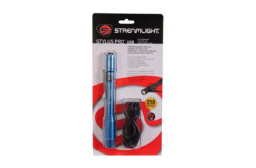 Image of Streamlight Stylus Pro Usb Rechargeable Penlight, Blue - 66139