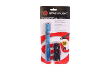 Image of Streamlight Stylus Pro Usb Rechargeable Penlight, Blue - 66140