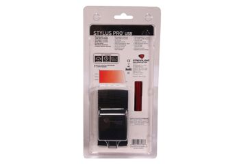 Image of Streamlight Stylus Pro USB Rechargeable Penlight, 120V AC/USB Cord, Red, 66136