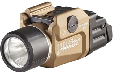 Image of Streamlight TLR-7 Hl-X USB Multi-Fuel Rail-Mounted Flashlight, Sl-b9, White, 1000 Lumens, Flat Dark Earth, 69459
