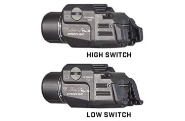 Image of Streamlight Tlr-7 Hl-x Usb Multi-fuel, Rail-mounted Light W/ Interchangeable Rear Paddle Switches, Black - 69458