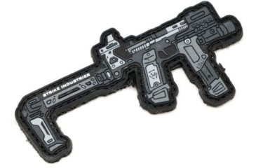 Image of Strike Industries Modular Chassis Patch, Black, One Size, SI-SMC-ALPHA-PATCH