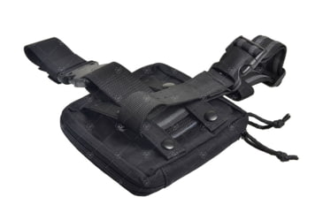 Image of Strike Industries Ricci Compact Leg Medical Pouch, Black, One Size, SI-RICCI-CMP-W-BK