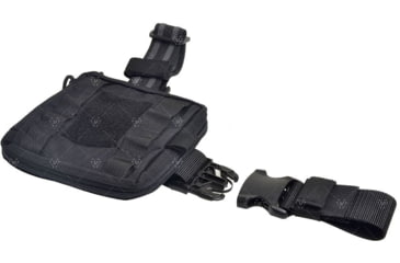 Image of Strike Industries Ricci Compact Leg Medical Pouch, Black, One Size, SI-RICCI-CMP-W-BK