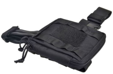 Image of Strike Industries Ricci Compact Leg Medical Pouch, Black, One Size, SI-RICCI-CMP-W-BK