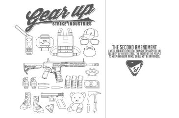 Image of Strike Industries SI-Gear Up Shirt Available Size For M, L, XL and XXL, Black SI-GearUp-SHIRT