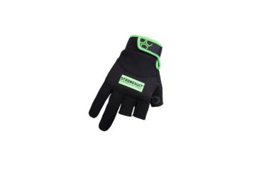 Image of StrongSuit Precision Gloves, Black/Green, Small 51200-S