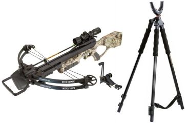 Image of Stryker Offspring Crossbow Pkg, Black, A12956 W/ Vanguard Quest Tripod