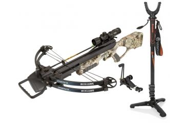 Image of Stryker Offspring Crossbow Pkg, Black, A12956 W/ Vanguard Veo Shooting Stick