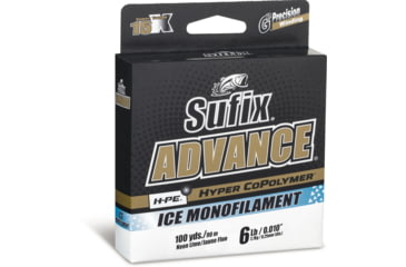 Image of Sufix Advance Ice Fluorocarbon Line, 3lb, Clear, 677-003C