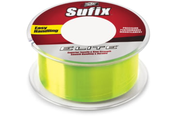 Image of Sufix Elite 20lb Line, Hi-Vis Yellow, 330 Yds, 661-120Y