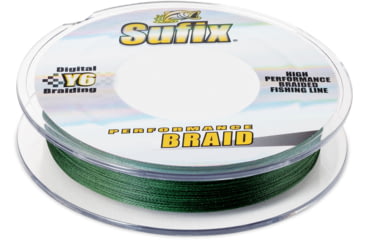 Image of Sufix Performance Braid 10lb Line, Low-Vis Green, 100 Yds, 663-910G