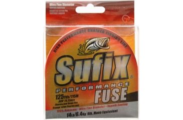 Image of Sufix Performance Fuse Neon Fire 125 yds - 14 lb 047611