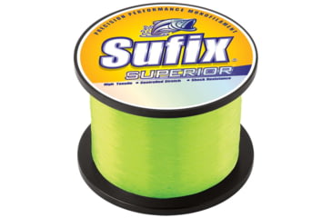 Image of Sufix Superior Hi-Vis Yellow Monofilament - 50lb - 275 yds, 638-150