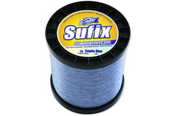 Image of Sufix Superior Monofilament Line 20lb 2670yd Smoke Blue 1lb Spool, 646-620