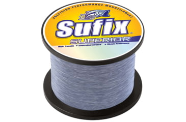 Image of Sufix Superior Smoke Blue Monofilament - 60lb - 3655 yds, 649-060