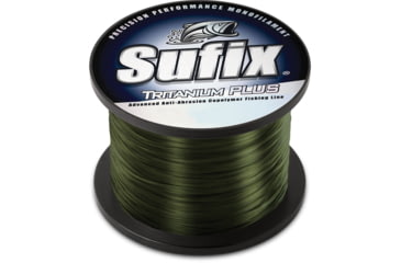 Image of Sufix Tritanium Plus 14lb Line, Dark Green, 1100 Yds, 696-114G
