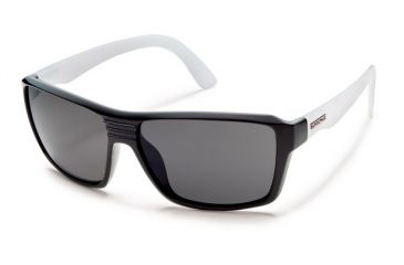 Image of Suncloud Polarized Optics Colfax (New) Sunglasses - Black / Smoke Temple Frame, Gray Polarized Polycarbonate Lenses S-CFPPGYSM