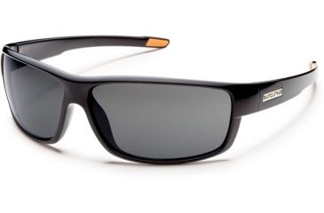 Image of Suncloud Polarized Optics Voucher (New) Sunglasses - Black Frame, Gray Polarized Polycarbonate Lenses S-VCPPGYBK