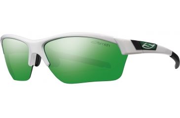 Image of Suncloud Polarized Optics Approach Max Sunglasses-White-Green Sol-X Mirror