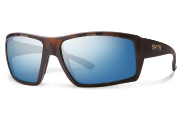 Image of Suncloud Polarized Optics Challis Sunglass-Matte Tortoise-ChromaPop Polar Blue Mirror