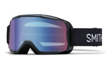 Image of Smith Optics Daredevil Youth Goggles-Black-Blue Sensor Mirror