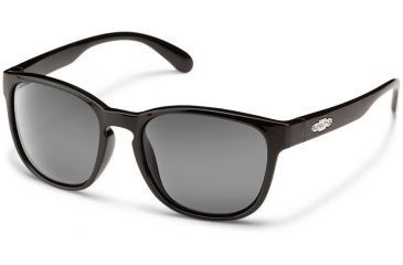 Image of Suncloud Polarized Optics Loveseat Sunglasses-Black-Gray