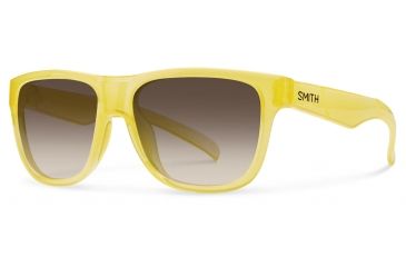 Image of Suncloud Polarized Optics Lowdown Slim Sunglasses-Lemon-Brown Gradient