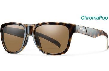 Image of Suncloud Polarized Optics Lowdown Slim Sunglasses-Tortoise-ChromaPop Polar Brown