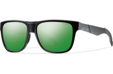 Image of Suncloud Polarized Optics Lowdown Sunglasses Matte Black/Green Sol-X Carbonic TLT Lenses LDPCGMMB