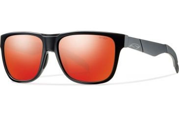 Image of Suncloud Polarized Optics Lowdown Sunglasses Matte Black/Red Sol-X Carbonic TLT Lenses LDPCDMMB