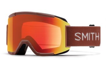 Image of Suncloud Polarized Optics Squad Goggle Asian Fit-Adobe Split-ChromaPop Everyday Red Mirror