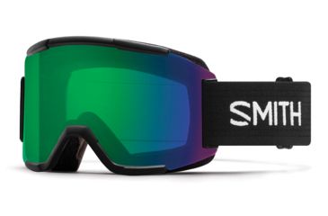 Image of Suncloud Polarized Optics Squad Goggle Asian Fit-Black-ChromaPop Everyday Green Mirror