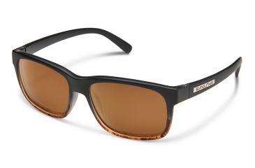 Image of Suncloud Polarized Optics Stand Sunglasses, Black Tortoise Fade S-SDPPBRBTF