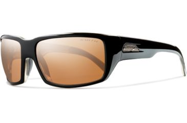 Image of Suncloud Polarized Optics Touchstone Sunglasses-Black-Polarchromic Copper Mirror