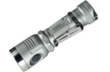 Image of C23C USB Rechargeable Flashlight 1000 Lumens, Silver
