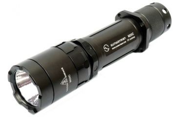 Image of Sunwayman M20C Tactical LED Flashlight with 358 Lumen CREE XM-L T5 LED - Uses 2xCR123A or 1x18650, Black SUNWAYMAN-M20C-WARMWHITE