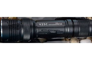 Image of Sunwayman V25C CREE XM-L2 LED Flashlight, 780 Lumens, Black, Runs on 2x CR123A or 1x18650 Battery Not Included SUNWAYMAN-V25C-XML2