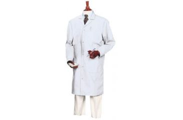 Image of Superior Uniform Unisex Microstat ESD Lab Coats, WORKLON 424-M White Short Coats