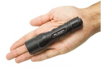 Image of SureFire 6PX Tactical Single Output LED Flashlight, 600 Lumens, Black, NSN 6230-01-623-4223, 6PX-C-BK