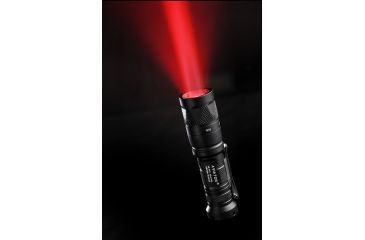 Image of SureFire Aviator, 3 Volt, Dual Output 5/250 Lu White Light, 5/30 Lumens, 633 Mw Red Light, Alum Black Type III Ano, Z68 Clickie Switch, Black AVIATOR-RD
