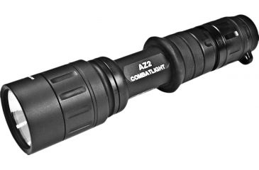 Image of SureFire AZ2 LED Flashlight, Black Hard Combatgrip, Dual Output White LED, AZ2-BK-WH